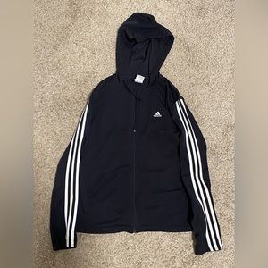Adidas Black Zip up